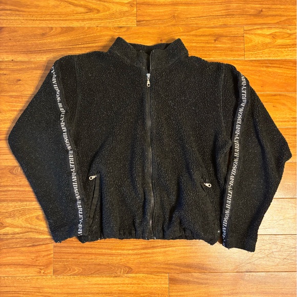 Vintage Harley-Davidson Fleece Zip Up - Picture 2 of 11